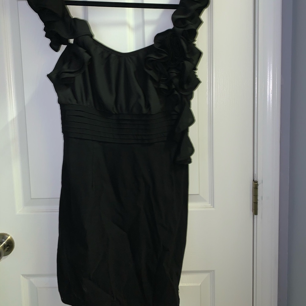 Black cocktail dress